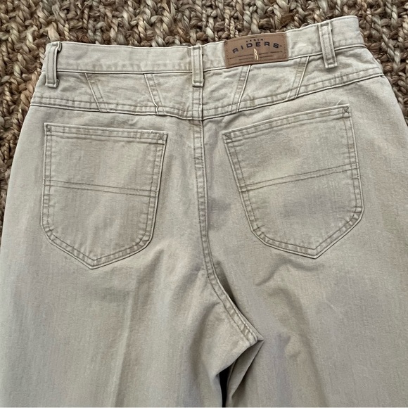 Vintage Riders Baggy Mom Jeans Tan 12P 30x28 - Picture 11 of 11